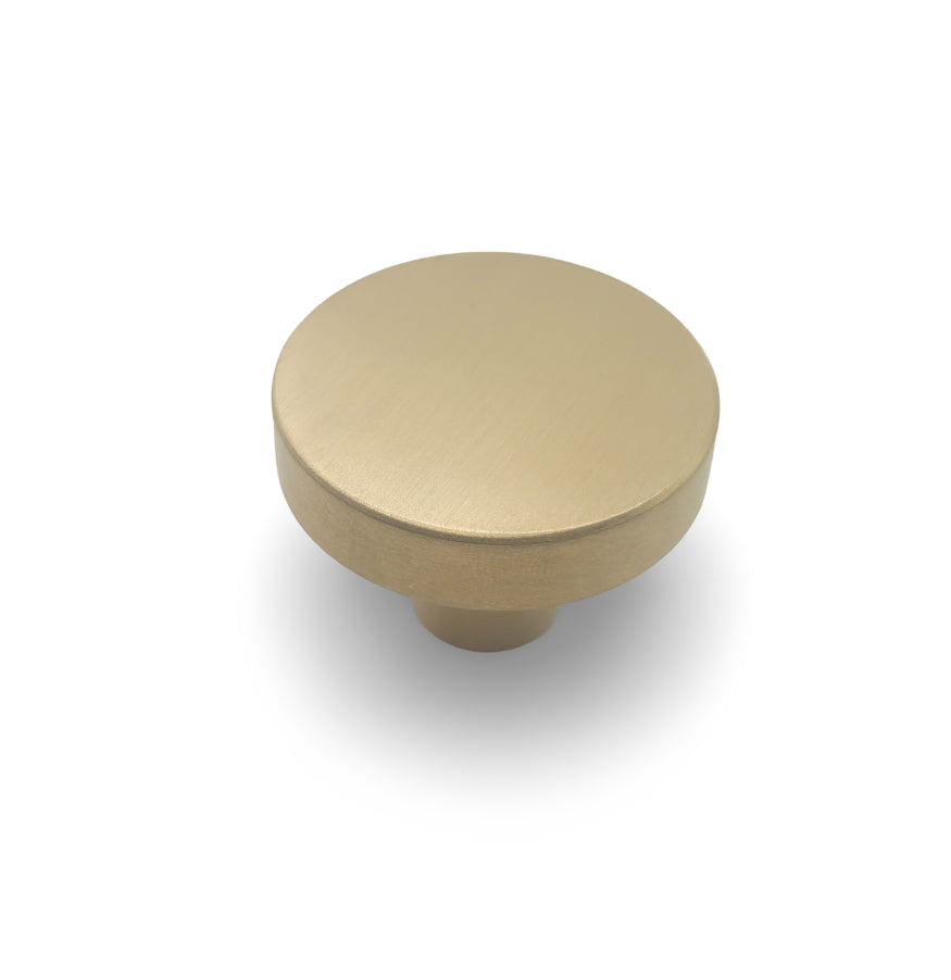 Cupboard Pull Brushed Brass 1.38" / 35mm