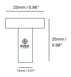 Cupboard Pull Satin Nickel 0.98" / 25mm