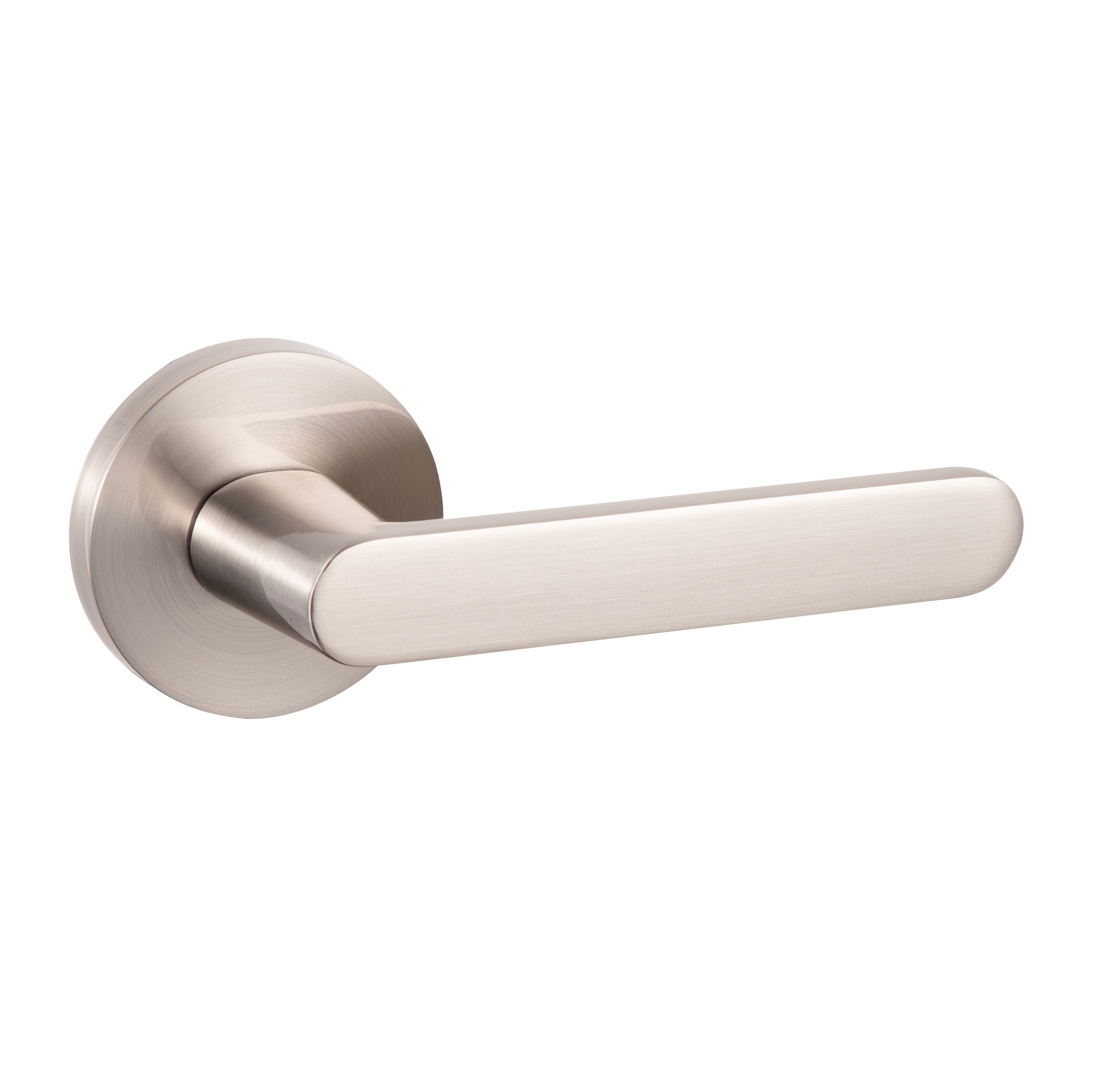 Satin Nickel Passage Door Lever - IronClad Series – Duke & Forge