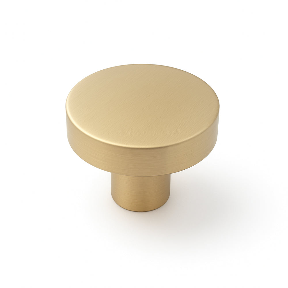 Cupboard Pull Brushed Brass 1.38" / 35mm