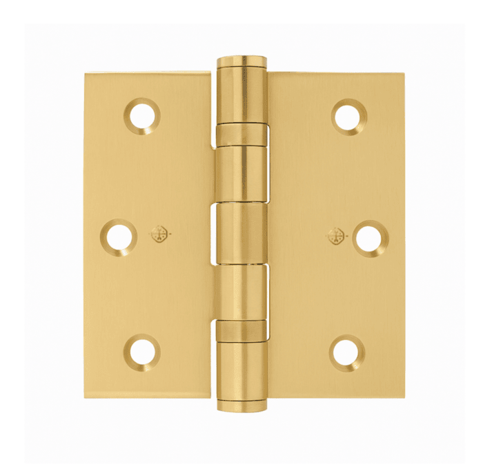 Door Hinge 3.5 x 3.5 inch Brushed Brass