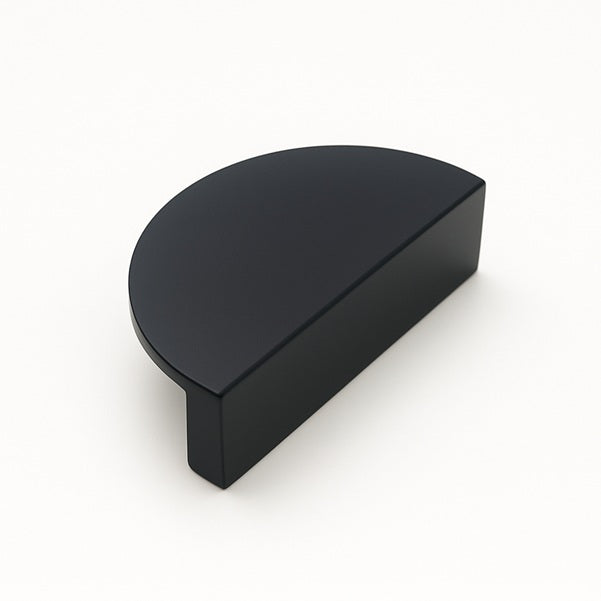 Cupboard Pull Half Moon Matte Black
