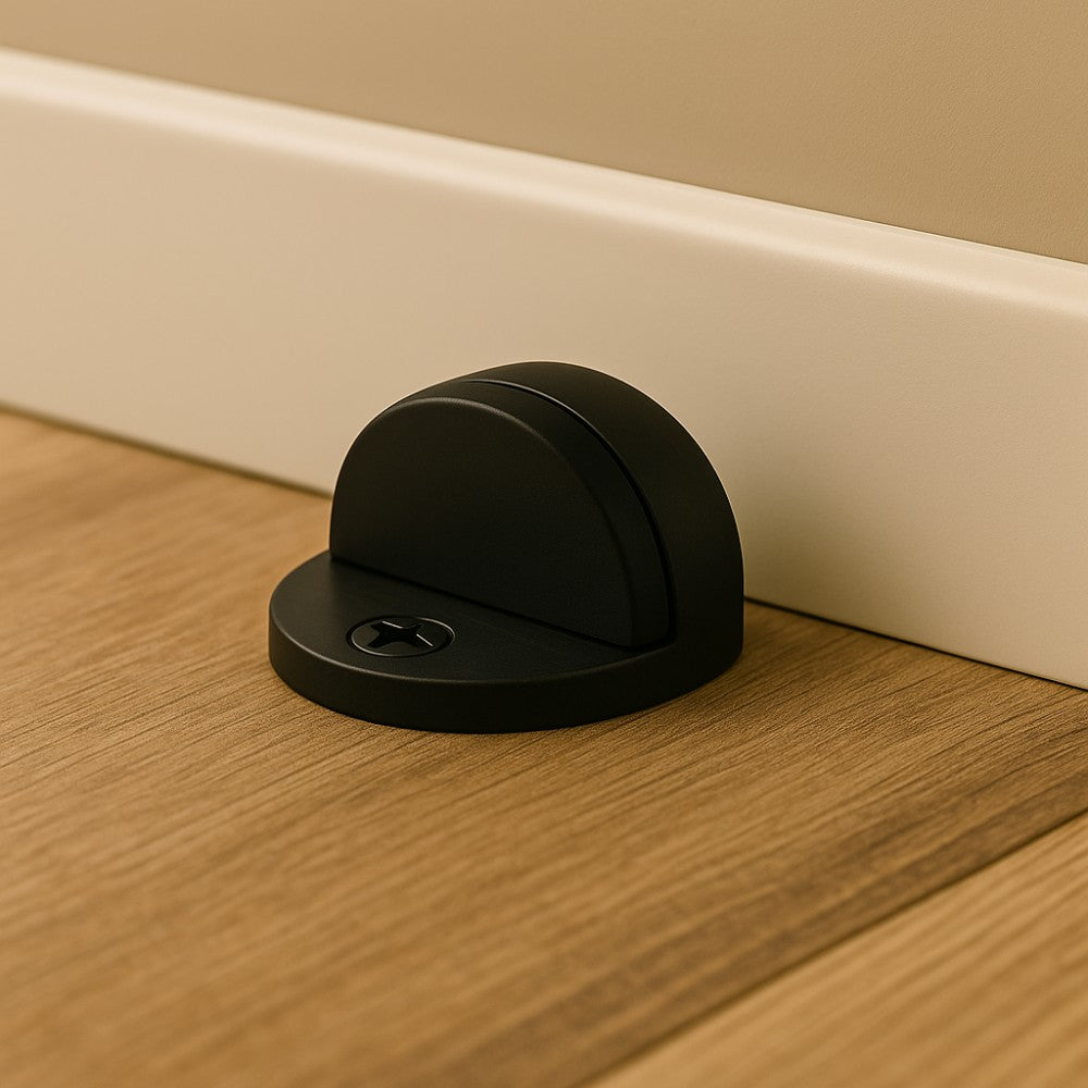 Dome Door Stop Matte Black