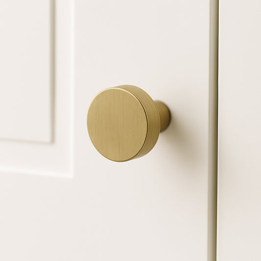 Cupboard Pull Brushed Brass 0.98" / 25mm