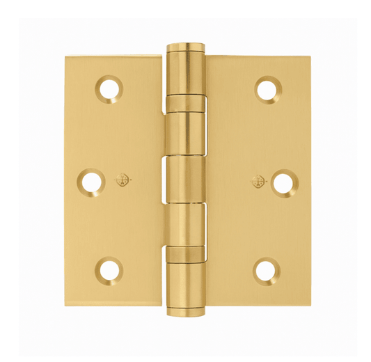 Door Hinge 3.5 x 3.5 inch Brushed Brass