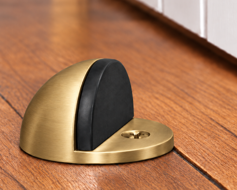 Dome Door Stop Brushed Brass