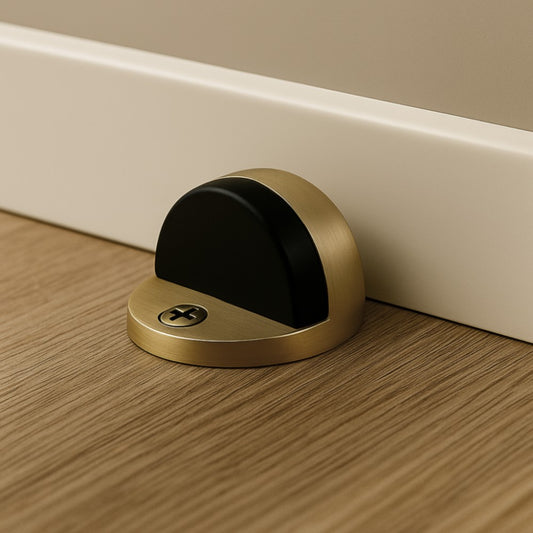 Dome Door Stop Brushed Brass