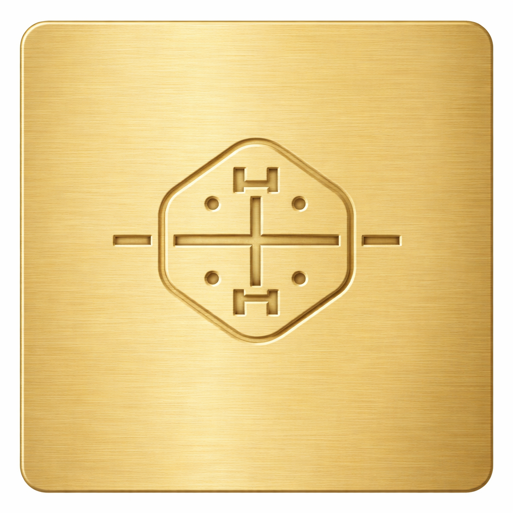 Sample Swatch Brushed Brass