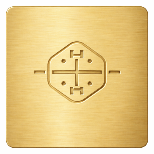 Sample Swatch Brushed Brass