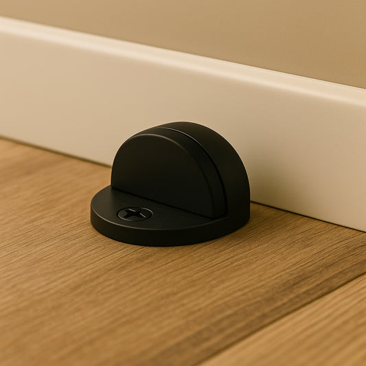 Dome Door Stop Matte Black
