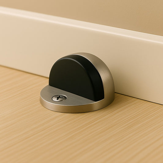 Dome Door Stop Satin Nickel